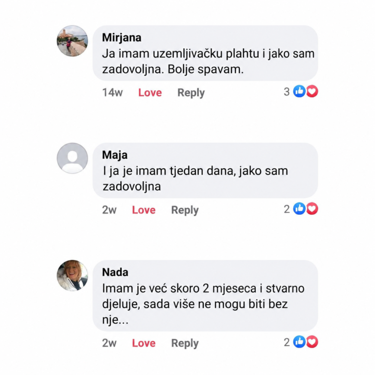 Mišljenja korisnika uzemljujuče plahte Earth Flow
